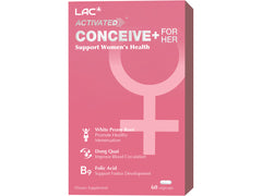 LAC ACTIVATED® Conceive+ For Her - For Women's Reproductive Health 促進女性生殖健康*此為預訂貨品(如需購買請聯絡我們)