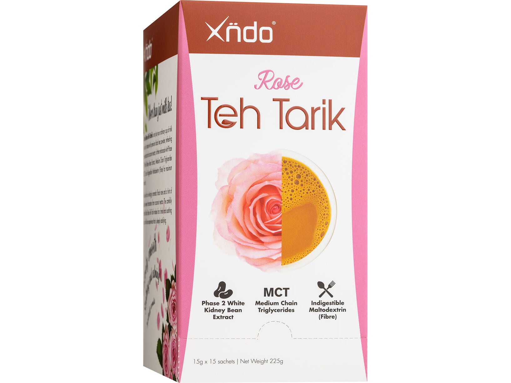 Xndo Teh Tarik Rose 玫瑰味拉茶 增強卡路里燃燒 | 阻斷碳水化合物吸收