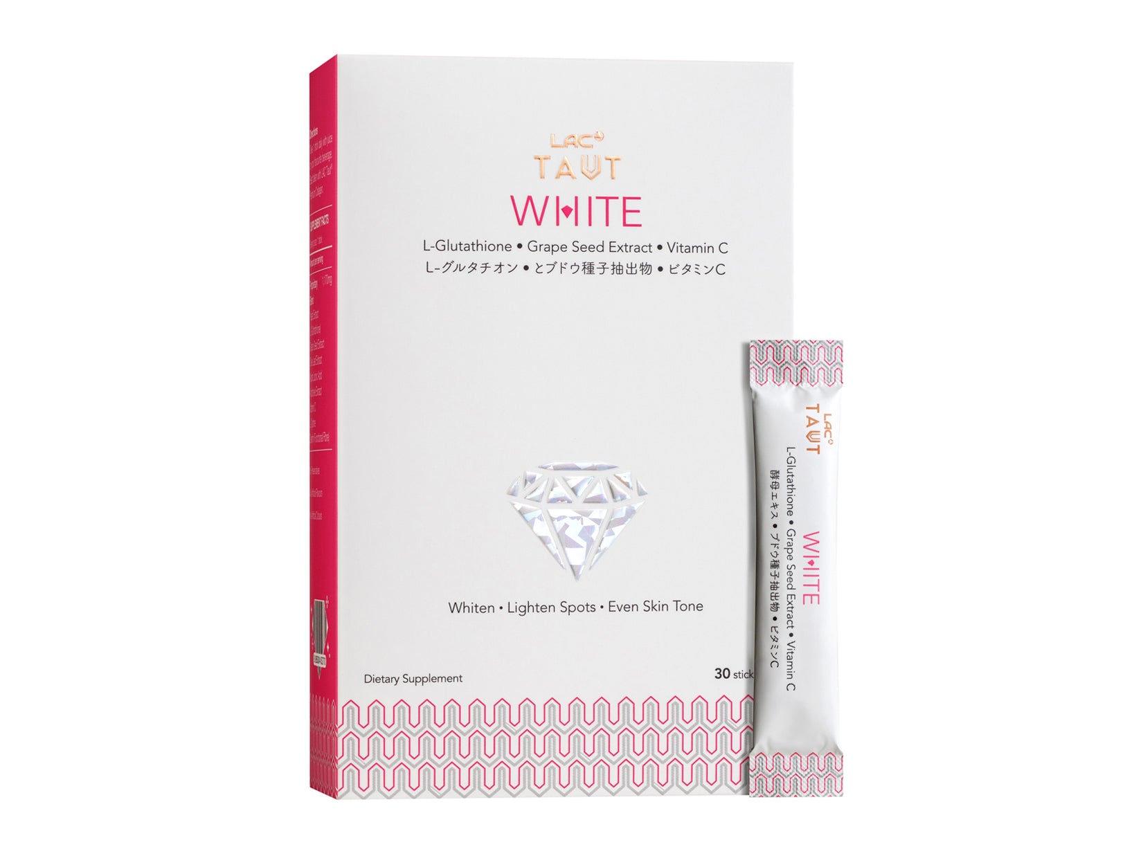 LAC TAUT® - WHITE 1.2G x 30 STICKS │ 回原穀胱甘太美白粉末
