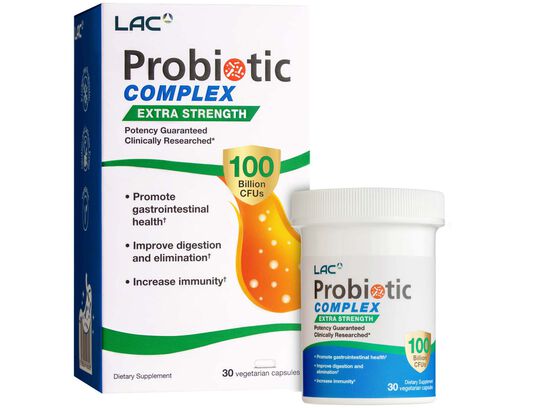 LAC PROBIOTICS COMPLEX 100 BIL 30 CAPS 益菌群100B膠囊