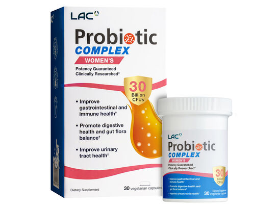LAC WOMS PROBIOTICS COMPLEX 30BIL 30 VEGI CAPS 女士益菌群30B膠囊