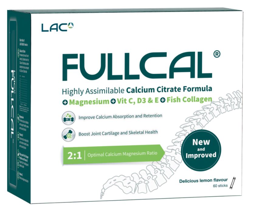 LAC - FULLCAL LEMON FLAVOUR (60 sticks)