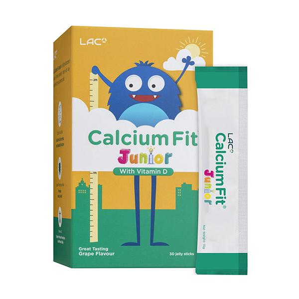 Sing-Health LAC JUNIOR Calcium Fit Junior 15G x 30 STICKS 優鎂鈣粉 15克 x 30條
