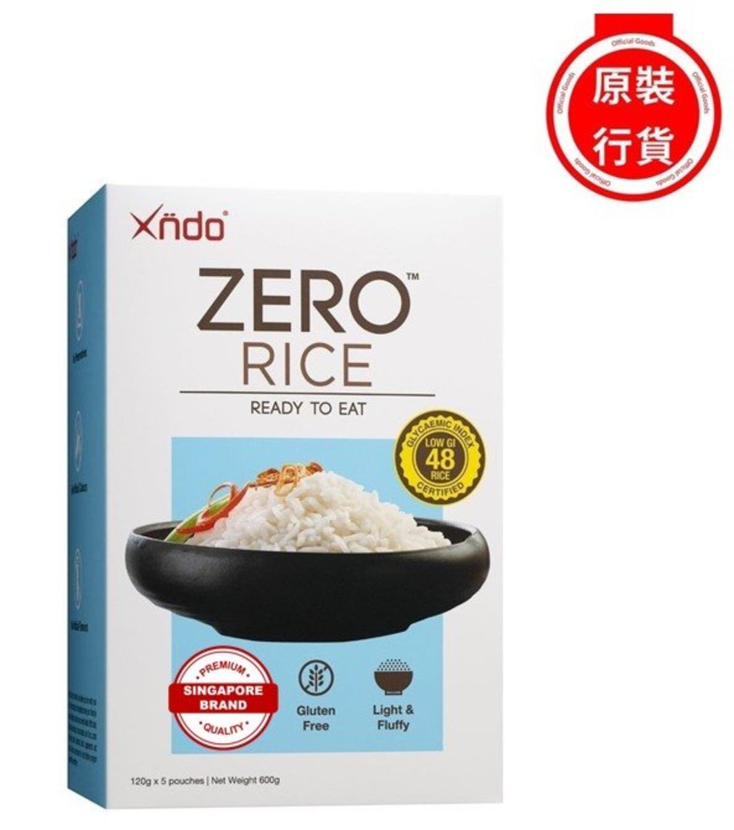 XNDO - ZERO™ RICE 120G x 5 PACKS │ 無憂蒟蒻米飯