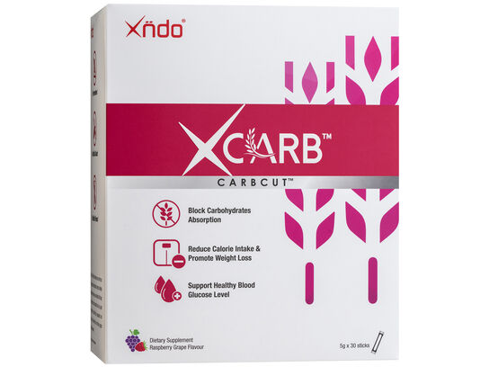 Xndo Xcarb™ Raspberry Grape Carb Blocker碳水化合物阻滯劑(覆盆子葡萄口味)*此為預訂貨品(如需購買請聯絡我們)