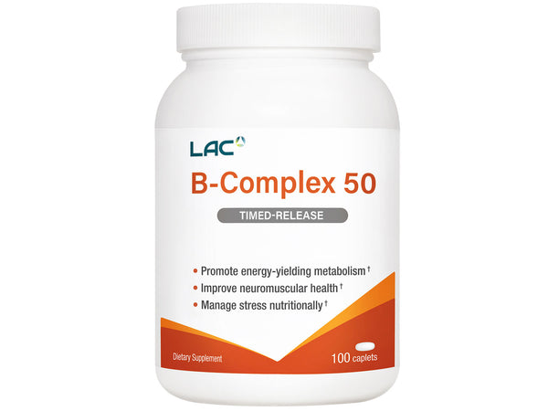 LAC B-Complex 50 Timed-Release B群50 *此為預訂貨品(如需購買請聯絡我們)