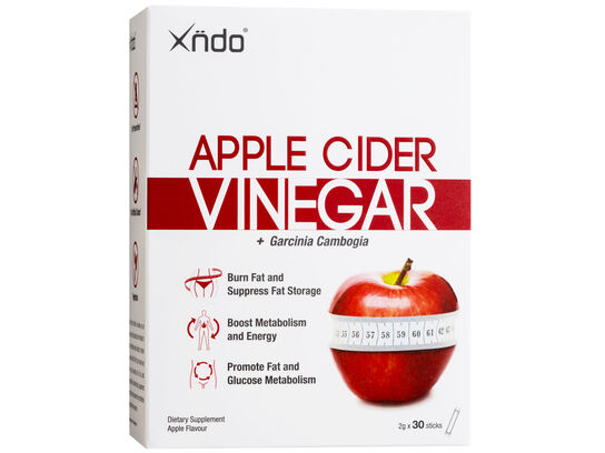 APPLE CIDER VINEGAR + GARCINIA CAMBOGIA (30 STICKS) 蘋果醋藤黃果精華粉 (30絛)